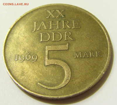 5 марок 1969 20 лет ГДР №3 26.06.2020 22:00 МСК - CIMG7974.JPG