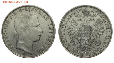 Австрия. 1 флорин 1859 г. М. До 27.06.20. - Австрия_1_флорин_1859_M.JPG