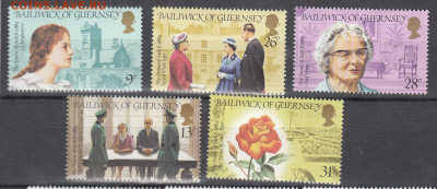 GUERNSEY  1983 5м 100 лет по фиксу до ухода в архив - 201