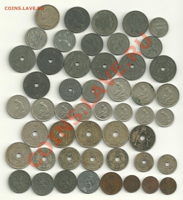 80 старых монет (до 1950) до 11.09.11 22:00 МСК - бельгийские2 001