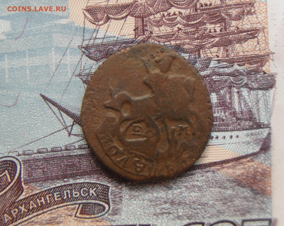полушка 1767 года ММ. - SAM_0782.JPG