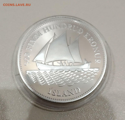 Исландия 500 крон 1986 год - 194104679