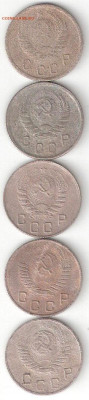 Погодовка СССР: 10коп 5 монет 005: 10коп-1941,43,46,48,49 - 10коп-1941,43,46,48,49 а 005