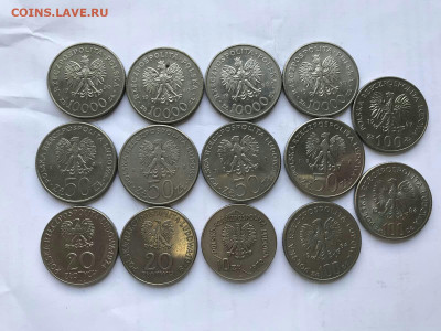 Лот старой юбилейки Польши 14 шт до 28.06 с 200р - 20200623_213030