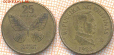 Филиппины 25 сентимо 1986 г., до 29.06.2020 г. 22.00 по Моск - Филиппины 25 сентимо 1986  1189