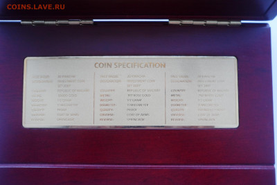 республика малави 2007 набор 3 золотых монеты 40 лет - SAM_5792.JPG
