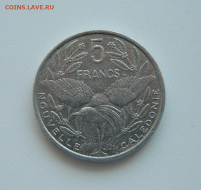 Новая Каледония 5 франков 1998 г. (Фауна). до 30.06.20 - DSCN9902.JPG