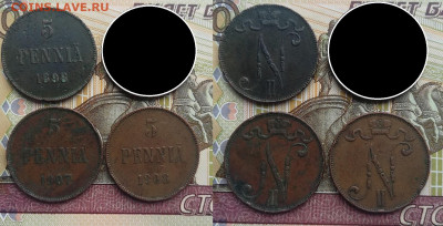 5 пенни с 1898 по 1916 по фиксу - 5 пенни 1898,907,08