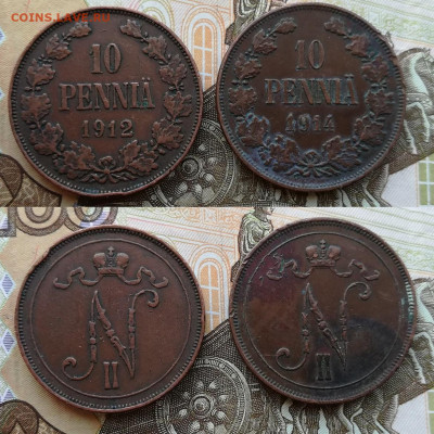 10 пенни с 1897 по 1915 по фиксу - 1912,14