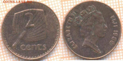 Фиджи 2 цента 1986 г., до 30.06.2020 г. 22.00 по Москве - Фиджи 2 цента 1986 1161