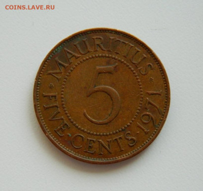 Британский Маврикий  5 центов 1971 г. до 30.06.20 - DSCN9946.JPG