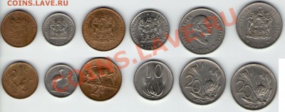 >L< Южная Африка 6 монет до 12.09.11 22:00 - ЮА
