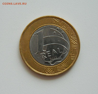 Бразилия 1 реал 2011 г. (БИМ) до 30.06.20 - DSCN9870.JPG