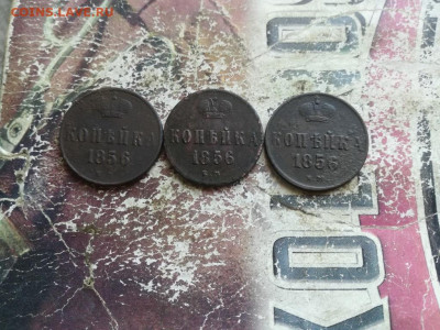 1 копейка 1856 ЕМ, 3 штуки до 28.06.2020 - 1856 (11) - копия