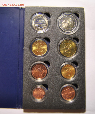 Набор евро монет Финляндии 2001-2005г. UNC - DSC_9624.JPG