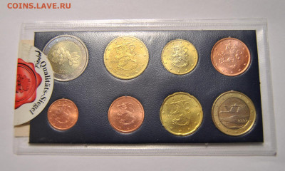 Набор евро монет Финляндии 2001-2004г. UNC - DSC_9618.JPG