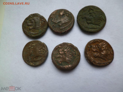 фикс Тетрахалк Пантикапей Спарток 6 монет ЛОТ Лев Осетр ПАN - 190662612 (3)