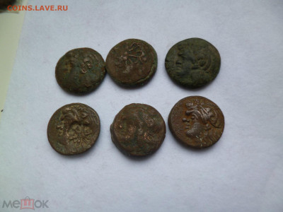 фикс Тетрахалк Пантикапей Спарток 6 монет ЛОТ Лев Осетр ПАN - 190662612 (1)