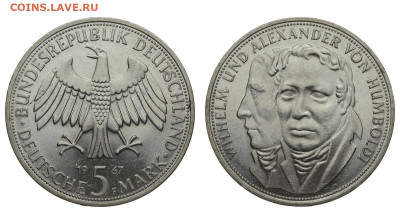 ФРГ. 5 марок 1967 г. Гумбольдт. До 04.07.20. - DSH_8031.JPG