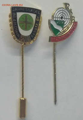 Знак фрачник"За стрельбу"Германия 2 шт.2002,2014 г.г. - IMG_20200629_122019