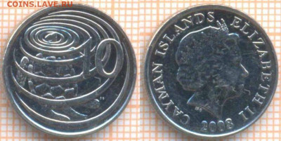 Каймановы острова 10 центов 2008 г., до  06.07.2020 г. 22.00 - Каймановы 10 центов 2008  7591