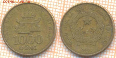 Вьетнам 1000 донгов 2003 г., до 06.07.2020 г. 22.00 по Москв - Вьетнам 1000 донгов 2003 1228