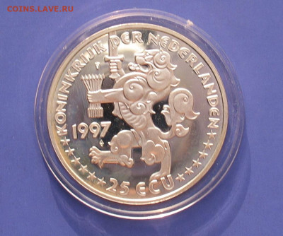 25 экю Нидерланды 1997 Петр 1 до 04.07.20г.22.00ч. - нидер1