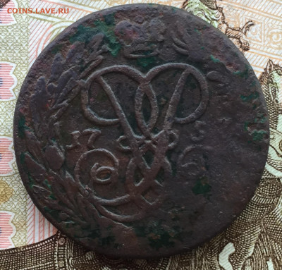 Денга 1757 года до 5 июля 22:30 мск - деньга 1757 (1).JPG