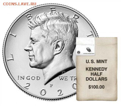 Новинка США 50 центов 2020 Президент Кеннеди двор P и D - 1A2A03A6-8D02-4AE1-9DED-59F21A38AB4E