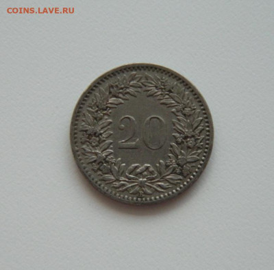 Швейцария 20 раппенов 1907 г. до 08.07.20 - DSCN9898.JPG