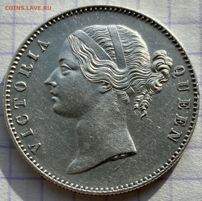 Ост-Индская компания 1 рупия. 1840 год - 065BED0E-46E3-49ED-9046-208D33AE42BC