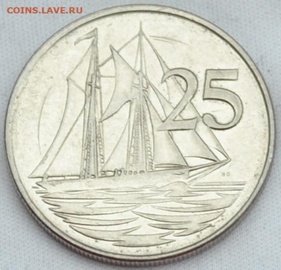 Кайманы Исландские 25 центов 1992. 07. 07. 2020 в 22 - 00. - DSC_0850.JPG