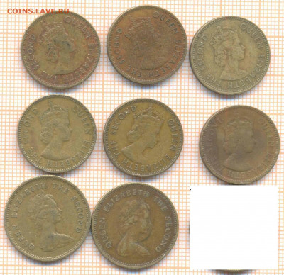 Гонконг 10, 50 центов, фикс - Гонконг фикс1 626
