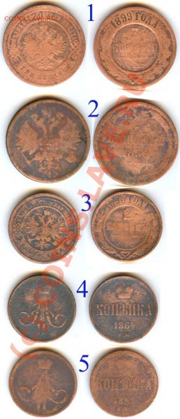 3к1899, 2к1857, 2к1890, 1к1864, 1к1861 - м1