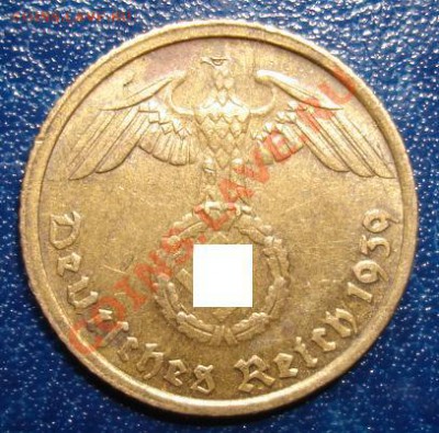 5 рейхспфеннингов 1939 г.G на оценку - Аверс.JPG