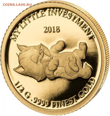 Кошки на монетах - 2018-1