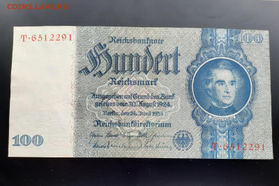 Германия 100 рейхсмарок 1935 г. UNC до 22:00 11.07.2020 - 20200708_162201