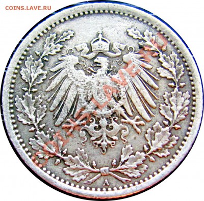C60 Германия ½ марки 1915A (серебро) до 15.09 в 22°° - C60 1-2 MARK 1915A_2