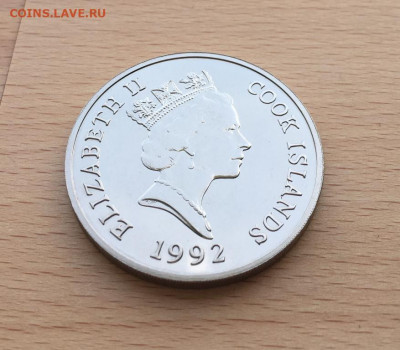 Крона Шайба Острова Кука 5$ долларов 1992 Гималайский Такин - kpd_krona_shajba_ostrova_kuka_5_dollarov_1992_gimalajskij_takin_vymirajushchie_vidy_fauna_zhivotnye_bukle (5)