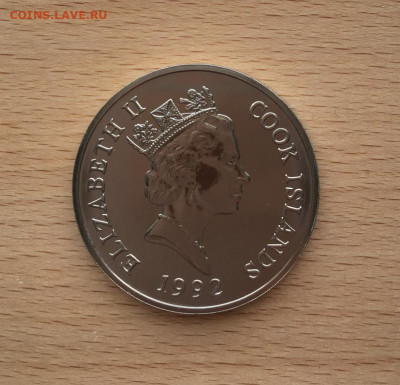 Крона Шайба Острова Кука 5$ долларов 1992 Гималайский Такин - kpd_krona_shajba_ostrova_kuka_5_dollarov_1992_gimalajskij_takin_vymirajushchie_vidy_fauna_zhivotnye_bukle (3)