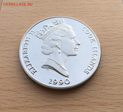 Крона Шайба Острова Кука 5$ долларов 1990 Носорог - kpd_krona_shajba_ostrova_kuka_5_dollarov_1990_nosorog_vymirajushchie_vidy_fauna_zhivotnye_buklet_konvert (3)