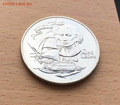 Крона Шайба Гибралтар 1 крона 1980 Нельсон и корабль - krona_shajba_gibraltar_1_krona_1980_175_let_so_dnja_smerti_goracio_nelson_korabl_parusnik_flot (2)