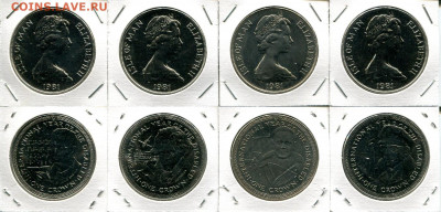 О.Мэн набор 1Кр 4шт. 1981 Год инвалидов до 13.07.20 22-00 - IoM 1981set Disabled