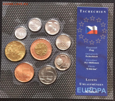 Набор монет Чехия. АНЦ.Запайка. до 13.07.20 - IMG_9923.JPG