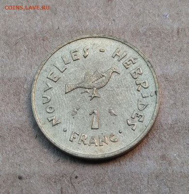 Новые Гебриды 1 франк 1970 до 22-00 14.07 - IMAG7414~2
