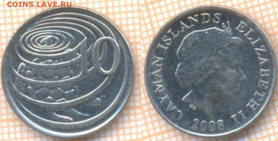 Каймановы острова 10 центов 2008 г., до 17.07.2020 г. 22.00 - Кайманы 10 центов 2008 1259