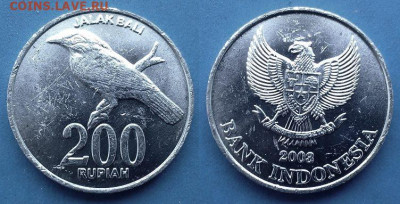Индонезия - 200 рупий 2003 года (Фауна) до 18.07 - Индонезия 200 рупий, 2003