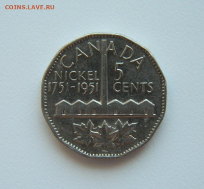 Канада 5 центов 1951 г. (Юбилейная) до 16.07.20 - DSCN9874.JPG