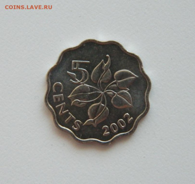 Свазиленд 5 центов 2002 г. (без обращения). до 16.07.20 - DSCN9913.JPG