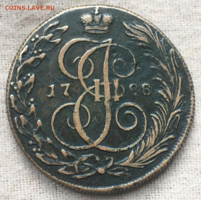 5 копеек 1788 года КМ. Биткин R До 17.07.20г - 4511F10A-4D81-4FB4-AB56-252C7E9BCC03